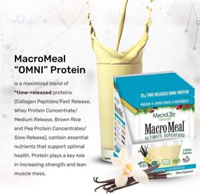 img 1 attached to MacroLife Naturals MacroMeal Omni Protein Sports Nutrition