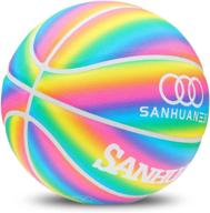 🏀 sunseams women's basketball 28.5" - official size & weight, indoor/outdoor, with pump - for women, girls, boys & youth logo