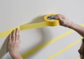 img 2 attached to 🐸 FROGTAPE 280222: Delicate Surface Painter's Tape with PaintBlock - 1.88 inch Width, Yellow