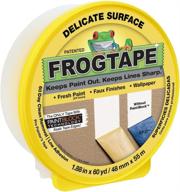 🐸 frogtape 280222: delicate surface painter's tape with paintblock - 1.88 inch width, yellow logo