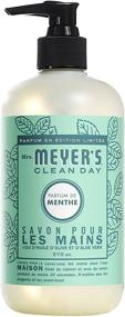 img 1 attached to Жидкое мыло для рук Mrs. Meyer's Clean Day: без жестокости, биодеградируемое, с ароматом мяты, бутылка 12,5 унций