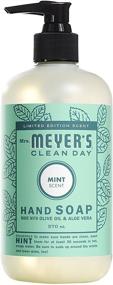 img 2 attached to 🌿 Mrs. Meyer's Clean Day Liquid Hand Soap: Cruelty-Free, Biodegradable, Mint-Scented, 12.5 oz Bottle