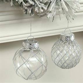 img 2 attached to 🎄 Shatterproof Xmas Ball Decorations - Set of 30 Clear Christmas Ball Ornaments, 2.36 Inch Silver Hanging Baubles for Christmas Tree, Weddings, and Parties - Includes Dedicated Stuff