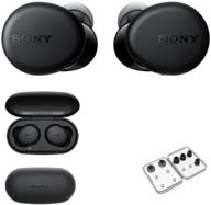 🎧 sony wf-xb700/b true wireless earbuds with extra bass (black) + knox gear memory foam/silicone ear-tips bundle (2 items) logo