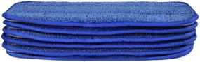 img 4 attached to 🧼 6 Pack of Blue 10-Inch CleanAide All Purpose Twist Yarn Microfiber Mop Pads