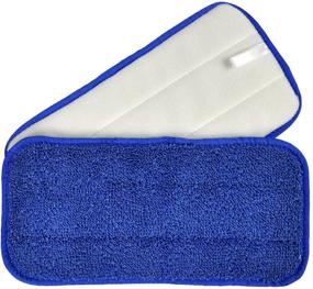 img 1 attached to 🧼 6 Pack of Blue 10-Inch CleanAide All Purpose Twist Yarn Microfiber Mop Pads