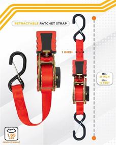 img 2 attached to STRAPINNO Ratchet Straps Bundle Rubber Coated