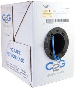 img 1 attached to 🔗 C2G 56006 Cat5e Bulk Cable - Unshielded Ethernet Network Cable with Solid Conductors, CMR-Rated Riser, TAA Compliant, Blue (500ft, 152.4m) - Made in USA: Enhance SEO