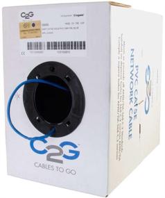 img 4 attached to 🔗 C2G 56006 Cat5e Оптоволоконный кабель - Неприкрываемый сетевой Ethernet кабель с твердыми проводниками, рейтинг CMR-Rated Riser, соответствует ТАА, синий (500 футов, 152.4 м) - Сделано в США: Улучшите SEO