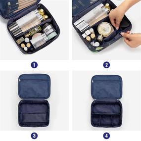 img 2 attached to 🎒 Ultimate Portable Cosmetic Organizer: Waterproof Travel Accessories for Multifunctional Beauty Storage