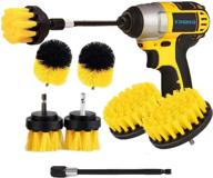 🧽 yihata 7-piece drill brush attachment set - powerful scrubbing brushes for deep cleaning grout, floors, tubs, showers, tiles, bathrooms, and kitchen surfaces logo