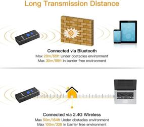 img 2 attached to ANNLOV 1D Mini Bluetooth Barcode Scanner: Versatile Wireless & Wired Connectivity, High Compatibility
