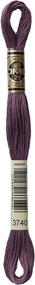 img 4 attached to Dmc 117-3740 Stranded Cotton Six Strand Embroidery Floss Thread, Dark Antique Violet, 8.7-Yard - Enhancing SEO