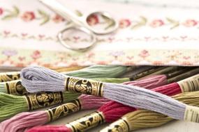 img 2 attached to Dmc 117-3740 Stranded Cotton Six Strand Embroidery Floss Thread, Dark Antique Violet, 8.7-Yard - Enhancing SEO