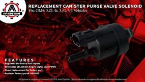 img 3 attached to Vapor Canister Purge Valve Solenoid - Replacements for 12610560, 911-082, 12661763 - Compatible 🔧 with Chevrolet, Buick, GMC, Cadillac, Saturn 3.0L, 3.6L V6: Impala, Traverse, CTS, SRX, Acadia, Canyon