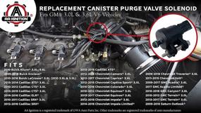 img 2 attached to Vapor Canister Purge Valve Solenoid - Replacements for 12610560, 911-082, 12661763 - Compatible 🔧 with Chevrolet, Buick, GMC, Cadillac, Saturn 3.0L, 3.6L V6: Impala, Traverse, CTS, SRX, Acadia, Canyon