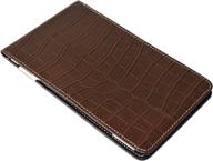 crocodile scorecard holder brown black logo