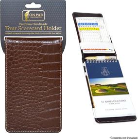 img 3 attached to Crocodile Scorecard Holder Brown Black