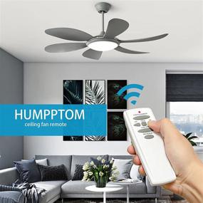 img 3 attached to 🔥 Enhance Your Comfort with Humpptom Harbor Breeze & Hampton Bay Ceiling Fan Remote Control - HD6 Remote Only 2pack