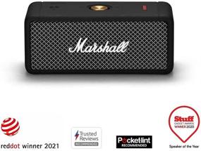 img 2 attached to Black Marshall Emberton Portable Bluetooth Speaker for Enhanced Online Visibility