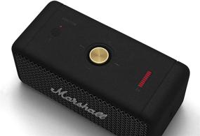 img 1 attached to Black Marshall Emberton Portable Bluetooth Speaker for Enhanced Online Visibility