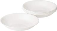 corelle winter frost 20 ounce 6 piece logo