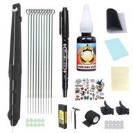 dragonhawk poke tattoo kit - complete diy home tattoo supply set with ink, needles, and stick - perfect for beginners logo