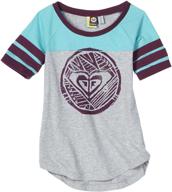 roxy girls breeze heather purple girls' clothing logo