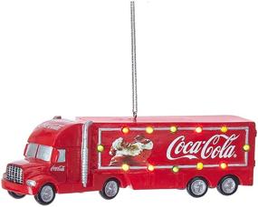 img 1 attached to 🚚 Kurt Adler 5-inch Coca-Cola Truck with Lights - Standard Edition