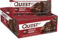 🥜 quest nutrition: высокий белок, низкое содержание углеводов, без глютена, дружелюбный кето - 12 упаковок для здорового перекуса логотип