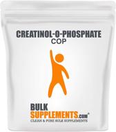 bulksupplements.com порошок креатинол-о-фосфата - лучший набор мышц для мужчин - повышение уровня атф - чистый креатин - веганский порошок всаа (1 килограмм - 2,2 фунта) логотип