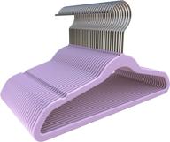 30 pack of lilac tqvai kids velvet hangers - non slip and space saving логотип