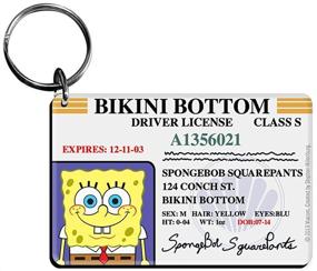 img 3 attached to SpongeBob Bikini Drivers License Keychain