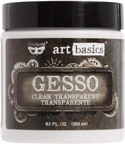 img 3 attached to 🎨 Prima Marketing 961466 Art Basics Gesso: Clear, 8.5-Ounce - High Quality Primer for All Creative Surfaces