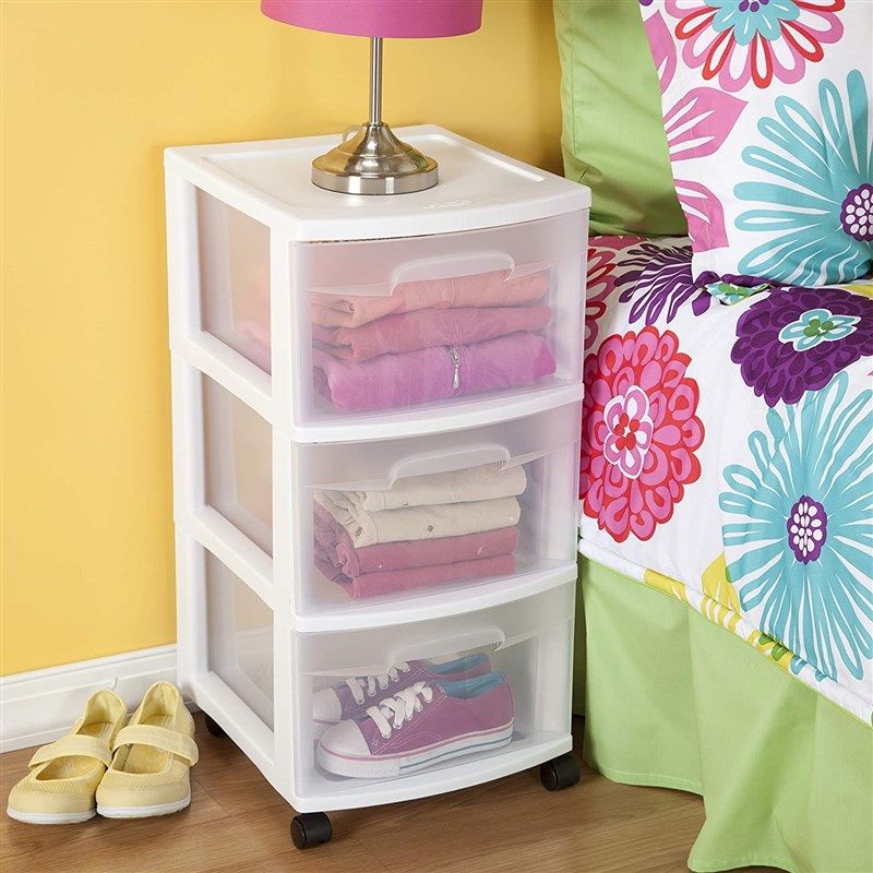sterilite 28308002 drawer drawers casters 로고