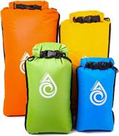 🏞️ aqua quest coastal sunset dry bag set: explore the seas with 5, 10, 20, and 30 l waterproof storage options логотип