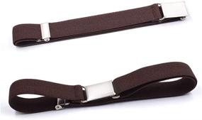 img 1 attached to Uspacific 4 Pieces Kids Elastic Belts: Adjustable Buckle Stretch Belts for Children in 4 Vibrant Colors