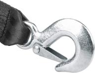 🚤 10,000 lbs heavy duty trailer winch strap – 2 inch x 20 feet, hook included – ideal for boats, jet skis – high load capacity, black (1 pack) логотип