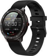 🏋️ dosmarter fitness watch: 1.3" touchscreen smart watch with heart rate and blood pressure monitoring, waterproof tracker with sleep tracking, pedometer, and calorie counter for women and men logo