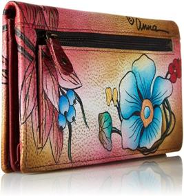 img 3 attached to 👜 Vibrant and Exquisite: Anna Anuschka Leather Painted Tropical Women's Handbags & Wallets