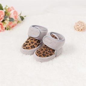 img 1 attached to 👶 Stylish BiBeGoi Infant Toddler Anti Skid Newborn Boys' Boots: Perfect for Little Movers