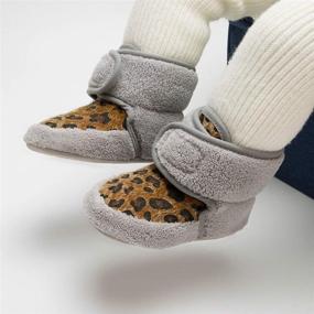 img 3 attached to 👶 Stylish BiBeGoi Infant Toddler Anti Skid Newborn Boys' Boots: Perfect for Little Movers