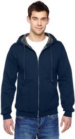 img 3 attached to Fruit Loom Full Zip Sweatshirt X Large Men's Clothing and Active
