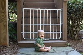 img 3 attached to Cardinal Gates Outdoor Safety Gate: White, 42.5x29.5 Inch (Pack of 1) - Secure Your Outdoor Space Safely