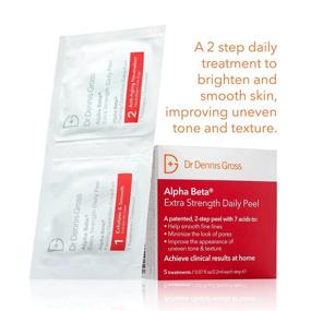 img 3 attached to 🌟 Optimize Oily Skin, Tone & Texture, Wrinkles & Pores with Dr. Dennis Gross Alpha Beta Extra Strength Daily Peel (5 Treatments)