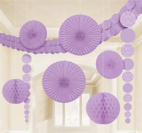 img 2 attached to Amscan Damask Wedding Decorating Kit Lilac