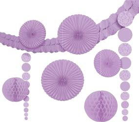 img 3 attached to Amscan Damask Wedding Decoration Kit Сиреневый