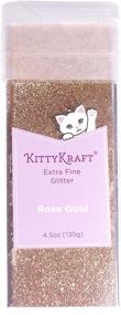 img 4 attached to 🌹 Extra Fine Glitter Single - Rose Gold (4.5oz / 130g) by KittyKraft