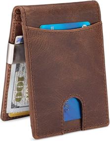 img 4 attached to 💼 Men's Accessories: NKPT Genuine Full Grain Leather Wallet