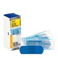 🩹 smartcompliancerefill: first aid only fae-3010 1x3 blue metal detectable bandages (25 count) логотип